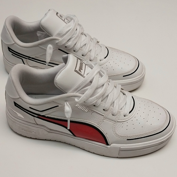 Puma Ca Pro Shoes (Mens 11) White, Red, Black - Picture 1 of 8